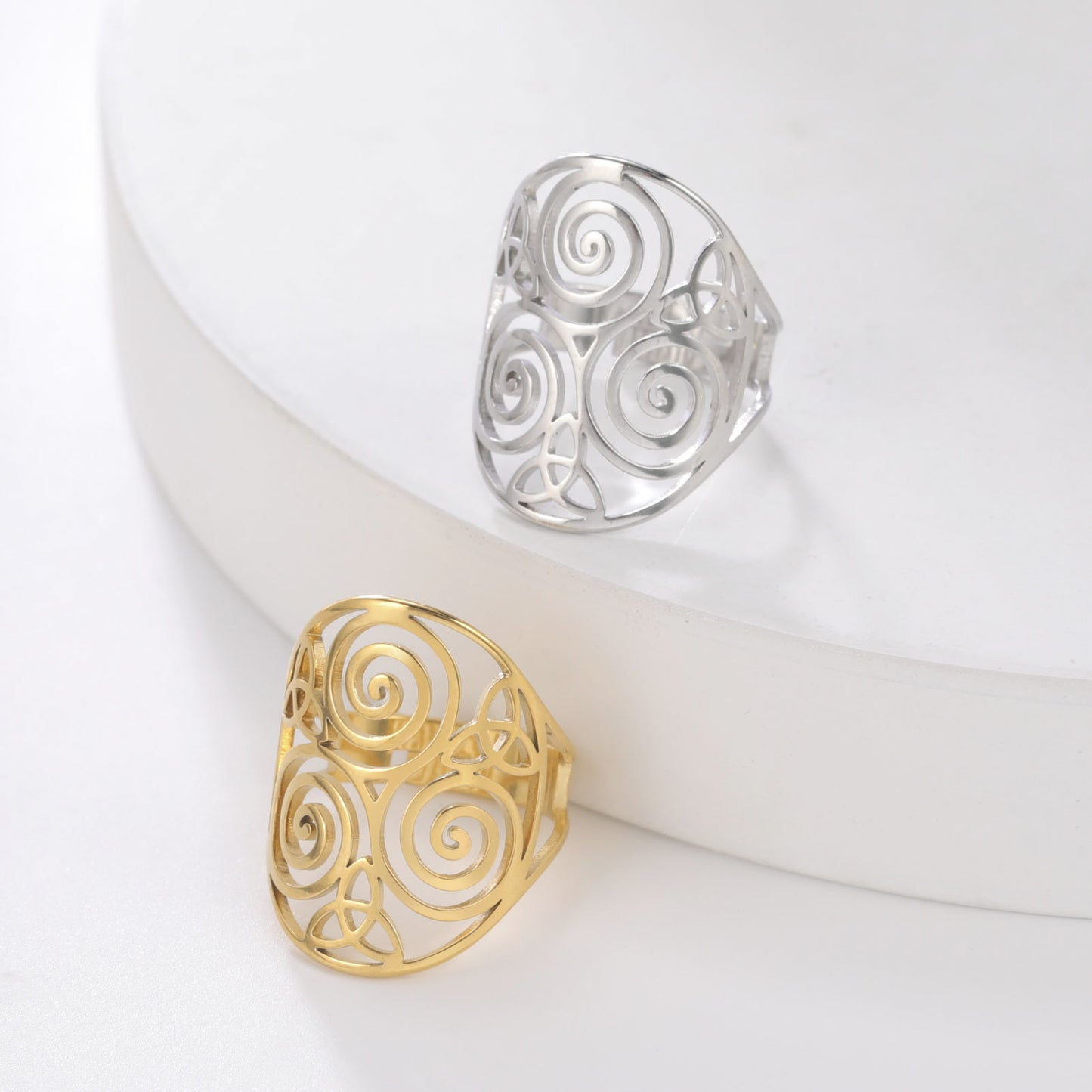 Stainless Steel Universal Ring For Men And Women