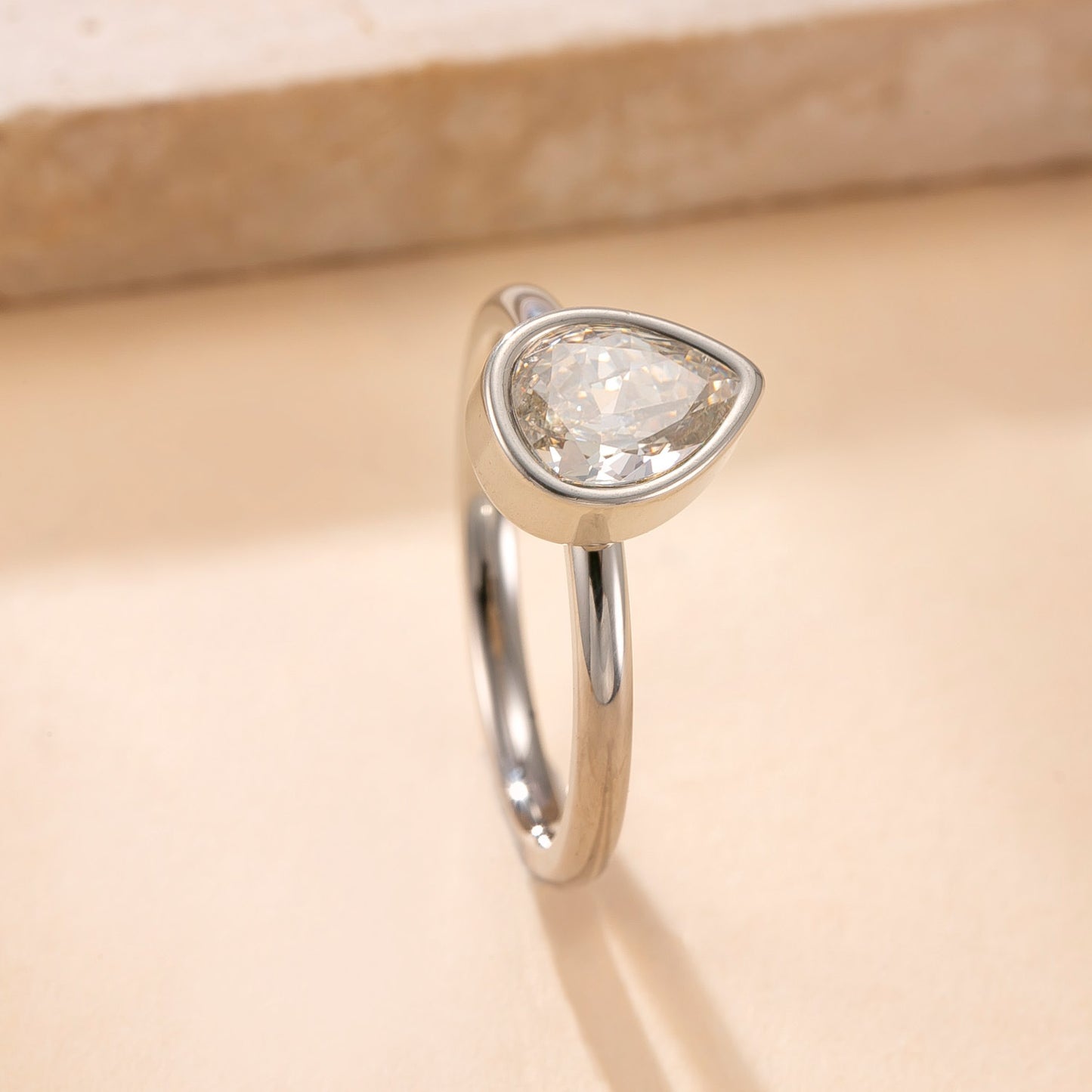Simple And Advanced Sense Titanium Steel Ring