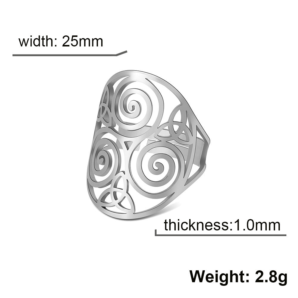 Stainless Steel Universal Ring For Men And Women