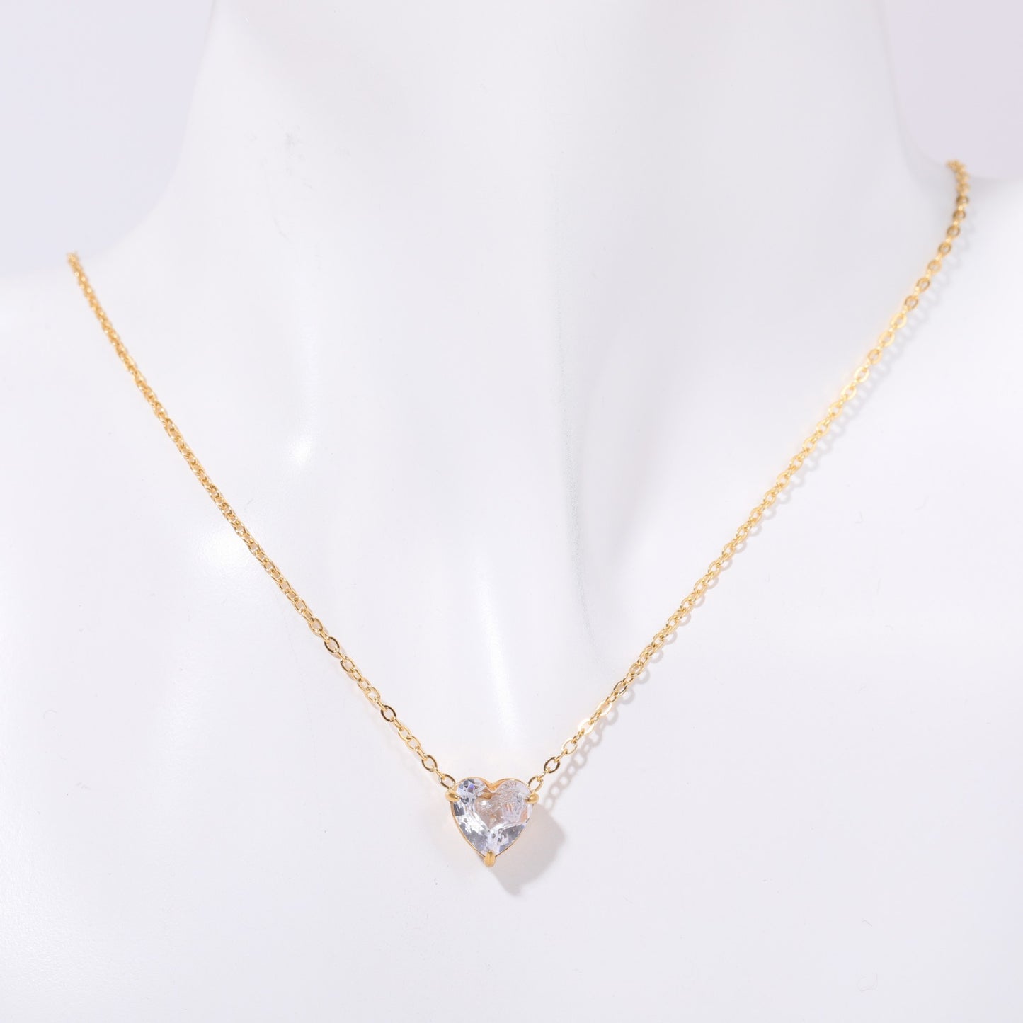 Titanium Steel High Color Retention Twelve Birthstone Necklace