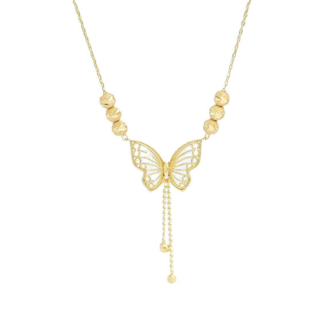 Fairy Butterfly Tassel Necklace Women's Design Fashion