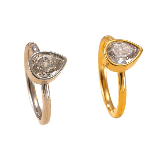 Simple And Advanced Sense Titanium Steel Ring