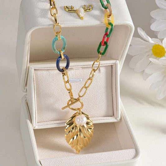 Bohemian Stainless Steel Women's Fashion Necklace
